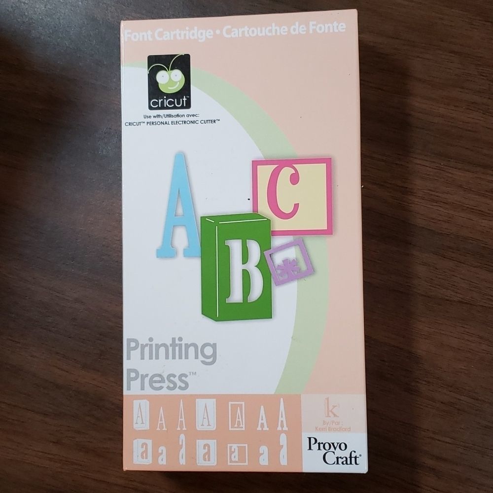 PRINTING PRESS Cricut -‎ CHARACTER, TALL, CLIP, FRAMED, SHADOW